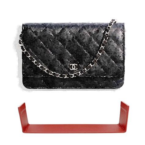 chanel wallet on chain bag shaper|Chanel .